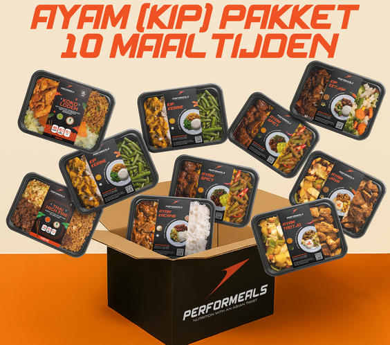 Ayam (kip) pakket 10 maaltijden