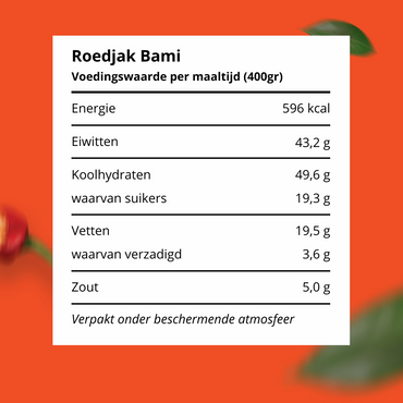 NIEUW Roedjak Bami (400 gr)